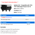 thumbnail image 2 of Ignition Coil - Compatible with 1994 - 1997 Volkswagen Passat 2.8L V6 1995 1996, 2 of 2