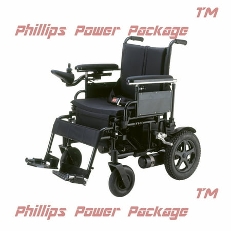 Drive - Cirrus Plus EC Folding Power Wheelchair, 16" Seat - PHILLIPS POWER PACKAGE TM - $500 VALUE