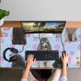 thumbnail image 4 of Long Mouse Pads for Desk,Poodles Desk Mats on Top Of Desks, Desk Mouse Pad Extra Large with 3mm Non-Slip Base and Stitched Edge for Gaming,Office,Work,Home 47.3"x23.6", 4 of 6