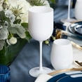 thumbnail image 3 of PLASTICPRO 12 Oz Plastic Wine Glasses 25-Pc Disposable Wine Glasses Drinking Set, 3 of 5