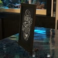 thumbnail image 3 of Emma + Oliver Set of 10 Black 12"x17" Vintage Tabletop or Wall Hanging Chalkboards with Magnetic Surfaces and Folding Legs, 3 of 13