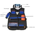 thumbnail image 2 of Kit de chaleco táctico para fanáticos de las pistolas Nerf, clip de recarga rápida que garantiza un juego ininterrumpido, gafas duraderas para mayor seguridad en cada batalla, 2 of 5