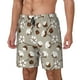 thumbnail image 1 of Balery Cotton Tree Bañador para hombre, shorts de playa de secado rápido con entrepierna y forro de compresión-Medium, 1 of 6