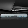 thumbnail image 3 of 6 In 1 Type C Adapter Usb C Hub For Macbook Pro/air M1 M2 2021 2020 2019 2018,mokin Usb C Hub Macbook Pro Accessories, 3 of 4