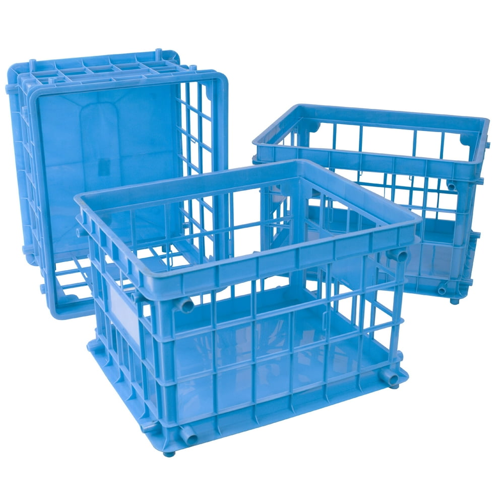 Storex Large Storage And Transport File Crate, Fits Letter/Legal