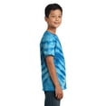 thumbnail image 3 of Port & Company PC148Y Youth Tiger Stripe Tie-Dye Tees, Royal - Large, 3 of 6