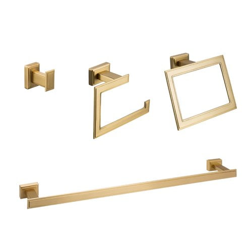 Maykke Carraway 4 Piece Bathroom Hardware Set