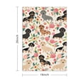 thumbnail image 3 of 4 Pcs Funny Kitchen Towels,Dachshund and Flower Microfiber Dish Towels,Kitchen Tea Towels,Kitchen Towel Set (18" X 26"), 3 of 3