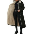 thumbnail image 2 of Fleece Lined Denim Jacket for Womens Long Sherpa Lined Winter Coats, 2 of 5