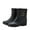 Black, variant on OKBOP Womens Heeled Mid-Calf Boots-Rain Boots Christmas Womens Boots Mid Calf Retro Winter Boots for Women Clearance Beige