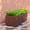 Brown, variant on Ecobo 15.7 inches Eco-Friendly Rectangular Planter Box, Bloco Indoor/Outdoor use, Durable, Versatile & Lightweight, Designed by Brazilian Artisans, Contemporary All-Weather Design – Grey