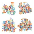 thumbnail image 4 of Esaierr 126PCS Baby Toddler Building Toys Set for kids Boys Girls Construction Learning Stacking Educational Block Recreational Toys, 4 of 5