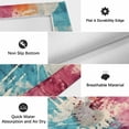 thumbnail image 6 of Teal Pink Orange Outdoor Rug for Patio/Deck/Porch, Non-Slip Large Area Rug 5 x 8 Ft, Boho Vintage Abstract Splashing Art Indoor Outdoor Rugs Washable Area Rugs, Reversible Camping Rug Carpet Runner, 6 of 8