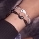 thumbnail image 5 of Muyoka 2 pulseras de cordón Yin Yang a juego, pulsera trenzada para pareja, pulseras ajustables para mejores amigos, pulseras de cuerda hechas a mano, cadena para mejores amigos, novio, novia, regalo Muyoka Hogar, 5 of 7