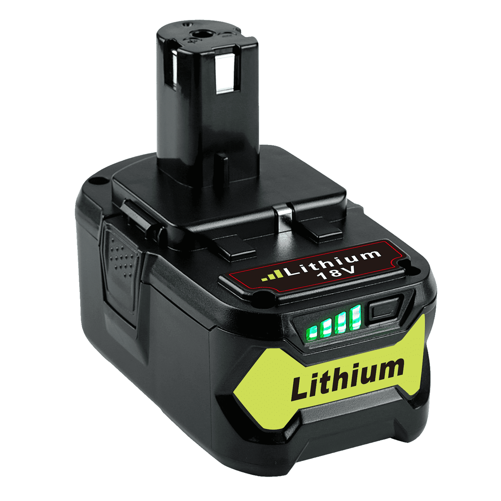 8000mAh P108 Li-ion Battery Compatible with Ryobi 18V Battery for P100 P102 P103 P104 P105 P107 P109 P190 Cordless Tool Battery