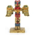 thumbnail image 1 of Transgood Totem Indien Style Indigène, Mini Résine 4.5 Pouces, Imitation Bois, Décoration Maison, 1 of 6