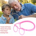 thumbnail image 2 of Gafas Pajita Tontas Divertidas para Fiestas Infantiles Color Rojo, 2 of 9