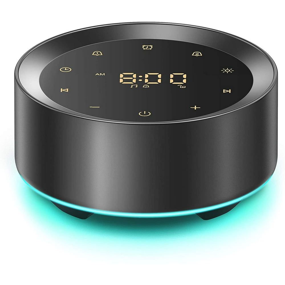 Letsfit White Noise Machine with Alarm Clock, 20 High Fidelity Soothing
