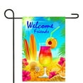 thumbnail image 2 of Hello Summer Tropical Beach Outdoor Garden Flag 12.5" x 18", 2 of 3