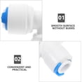 thumbnail image 3 of 10 Uds Conectores De Tubo De Filtro De Agua 1/4 Pulgadas Empuje Rápido Accesorios Para Purificadores Montaje De Sistema De Filtrado, 3 of 5