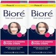 thumbnail image 3 of Biore Deep Cleansing Pore Strips Nose 8 ea (Pack of 2), 3 of 4