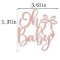 thumbnail image 2 of Decoración para tartas Dxsdgetue Rose Gold Oh Baby para artículos de fiesta, 2 of 8