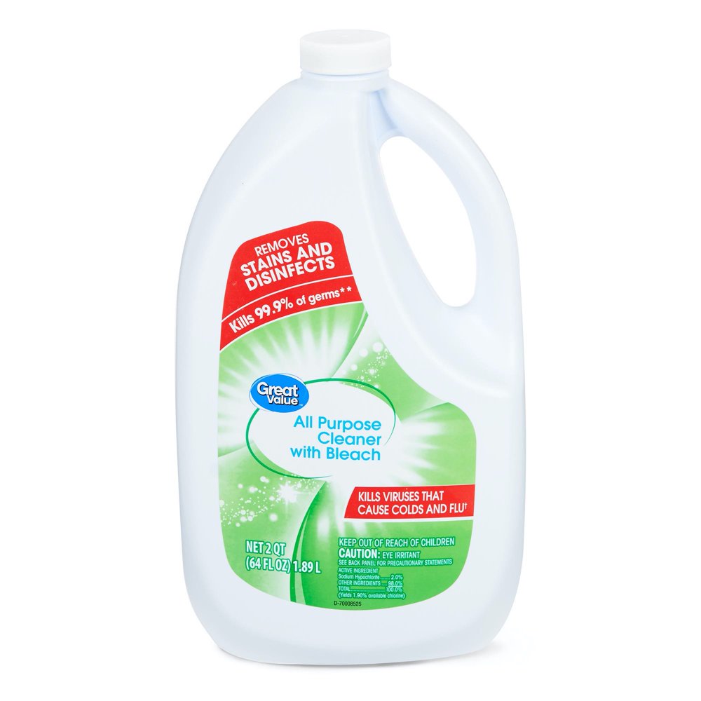 Great Value All Purpose Cleaner with Bleach, 64 fl oz