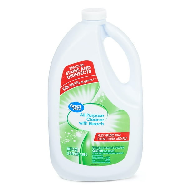 Great Value All Purpose Cleaner with Bleach, 64 fl oz