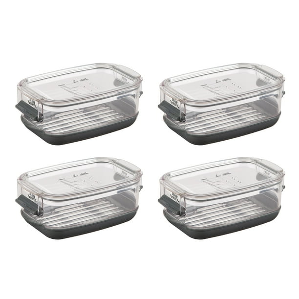 Small Cheese Aging Containers-Includes Draining Platform & Mat