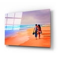 thumbnail image 2 of Epic Art 'Beach Walk' by Ata Alishahi, Acrylic Glass Wall Art, 24"x16", 2 of 8