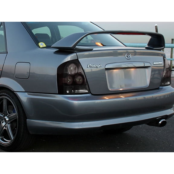 Rvinyl Tail Light Tint Covers Compatible with Mazda Protege 1999-2003 (Sedan) - Smoke