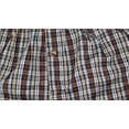 thumbnail image 2 of ToBeInStyle Men's 6 Pack Classic Multicolored Checkered Woven Boxer Shorts w/ Button - XL, 2 of 5