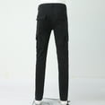 thumbnail image 2 of KaLI_store Baggy Jeans Men's Ripped Jeans Slim Fit Skinny Stretch Jeans Pants Black,XL, 2 of 5