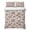 Pink, Mauve, Cream, variant on Quilts Twin Size Bedding Set, Sage Green Rose Lightweight Quilted Comforter, Farmhouse Vintage Botanical Floral Burlap Soft Reversible Bedspread Coverlet with Pillow Covers for All Season, 68" x 86"
