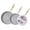 Light Purple, variant on Chef Power Ceramic Non Stick Cookware Sets, 3Pcs Pans Set with Stainless Steel Handle Taupe