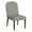 Gray, variant on HomePop Rounded Back Upholstered Dining Chair, Sage Paisley Medallion Print