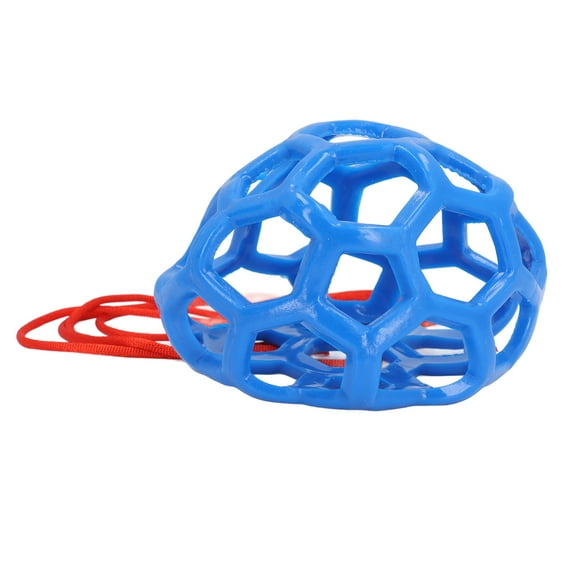 Goat Feeder Ball, Wide Application Multifunctional Hanging Feeding Toy Soft Skin Friendly  for Home Red,Blue,Green