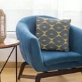 thumbnail image 6 of Plutus 18" x 18" Cube Diamond Luxury Throw Pillow in Blue, 6 of 9