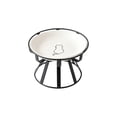 thumbnail image 2 of Elevated Ceramic Cat Bowl With Metal Stand Anti Tip Pet Food Water Bowl Cute Pattern Raised Feeding Dish For Small Medium Cats Dogs Prevent Neck Strain Indoor Pet Feeder, 2 of 6