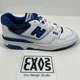 thumbnail image 2 of New Balance 550 White Team Royal Blue Black Sneakers BB550SN1 - Men's Size 8, 2 of 6