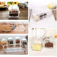 thumbnail image 3 of Especiero Organizador de Condimentos 4 Frascos con Cucharitas Base Acrílica Transparente Multiusos para Cocina, Sal, Pimienta y Hierbas Compacto y Fácil Limpieza, 3 of 6
