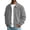 Gray, variant on Gamivast Men's Corduroy Jackets Button Down Long Sleeve Shacket Tops Vintage Bomber Coat with Pocket Casual Fall Winter Outerwear Everyday Wear