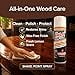 thumbnail image 5 of Bull Shot Furniture Polish, As Seen On TV, All-in-One Wood Cleaner, Polish, Protect & Restore Shine, Lemon Scent, Wax-Free, 5 of 8