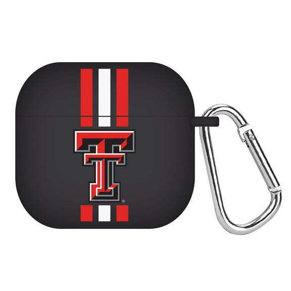 Texas Tech Red Raiders HD Case Cover Compatible with Apple Airpods Gen 4 (Stripes) by Affinity Bands