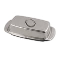 thumbnail image 1 of Fox Run Stainless Steel Double Butter Dish With Lid 2 Butter Stick Capacity, 1 of 1