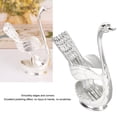 thumbnail image 6 of Silver Swan Dinnerware Set Swan Base Holder Teaspoon Cutlery Set Coffee Spoon Set for Coffee Fruit Desserts, 6 of 21