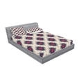 thumbnail image 2 of Ambesonne Colorful Fitted Sheet & Pillow Sham Set, Folk Mystic, Queen, Multicolor, 2 of 2