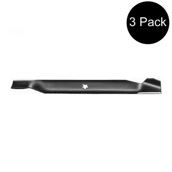 21546095 Lot of (3) Deck Mower Blades Fits AYP/Sears EZ Series Model 6124