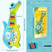 Marstone Toddler Toys for 1 2 Year Old Boy Gift: Baby Musical Toys 12-18 Months, Educational Learning Piano Guitar for Baby 1-3 with Animals and Sounds, 1st First Birthday Gifts for Kids, Girls