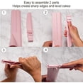 thumbnail image 5 of Raspador de pasteles azul rosa, raspador de pasteles ajustable raspador de pasteles herramienta de alisado decorador de pasteles pulidor alisador Sailing Electrónica, 5 of 5